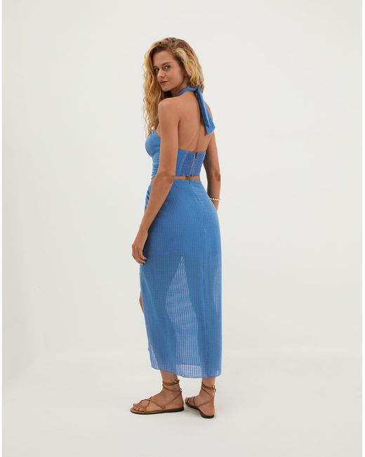 ViX Blue Lily Halter Top