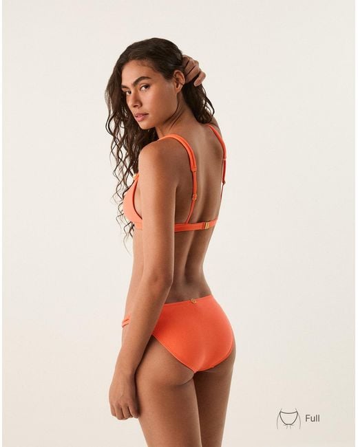 ViX Orange Matte Meera Parallel Tri Top