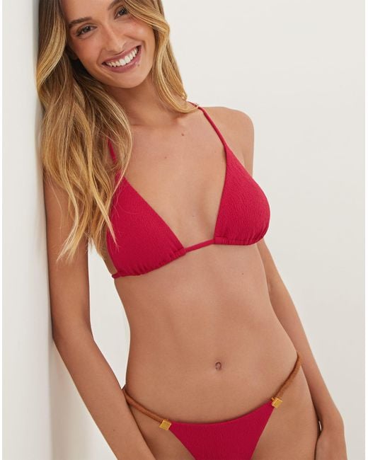 ViX Red Firenze Aika T Back Tri Top