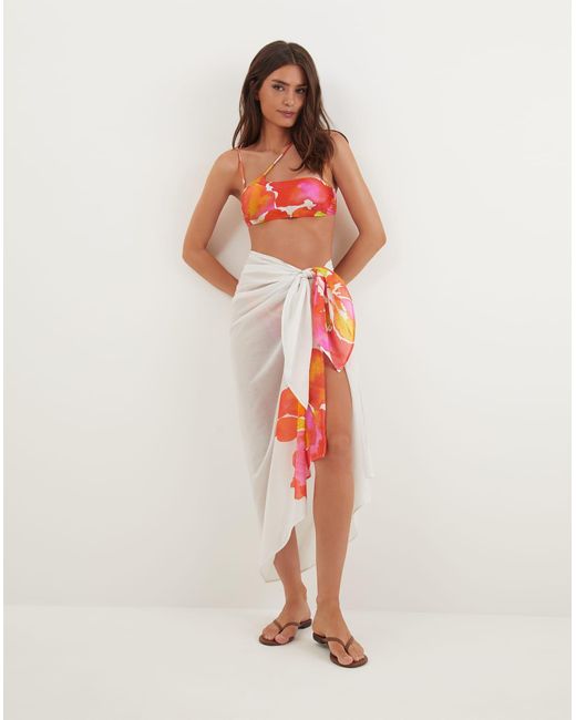 ViX White Sarong