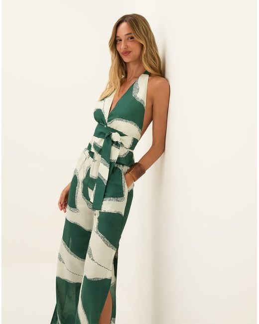 ViX Green Leila Halter Top (exchange Only)