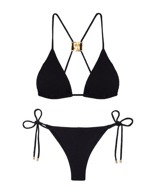 ViX Black Firenze Cleo T Back Tri Top