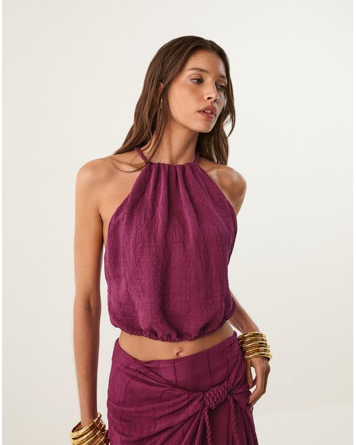 ViX Purple Thalia Blouse