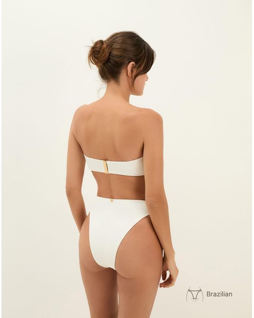 ViX White Firenze Solaro Bandeau Top