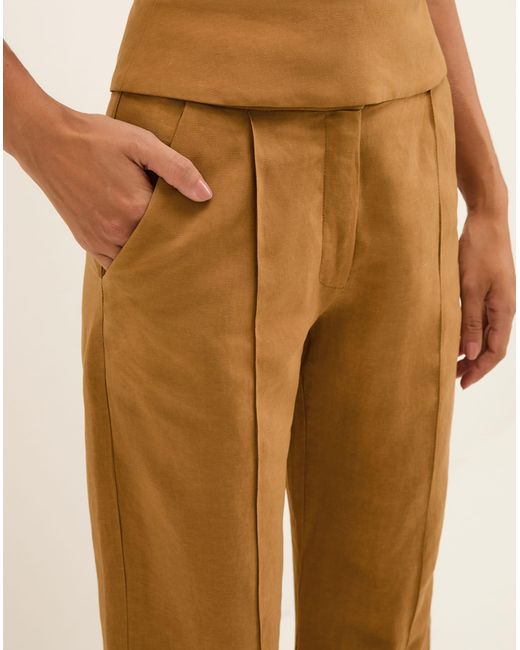 ViX Natural Prya Flared Ankle Pants