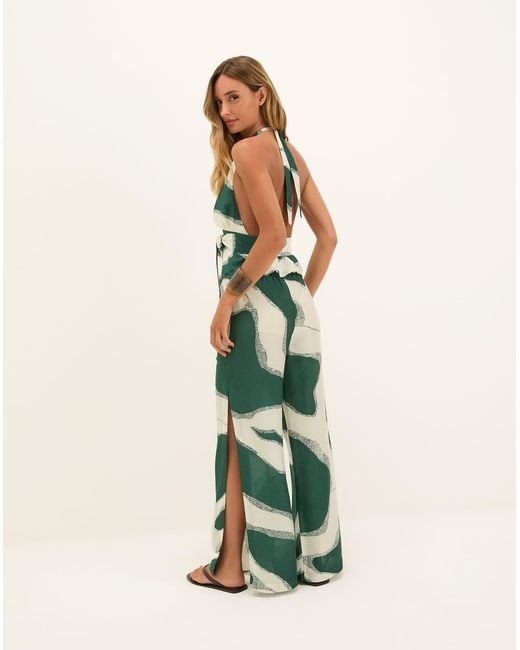 ViX Green Leila Halter Top (exchange Only)