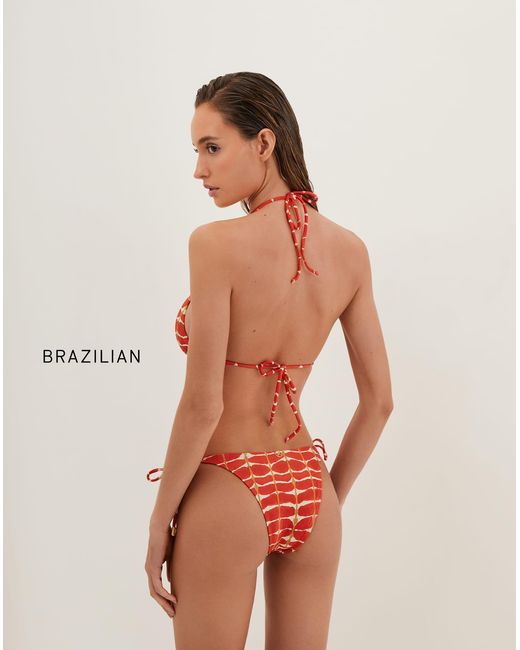 ViX Red Tie Side Bottom