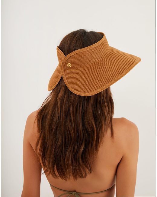 ViX White Straw Visor