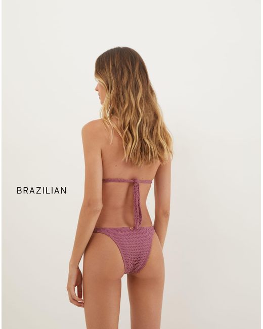 ViX Purple Mesh Mia Bottom