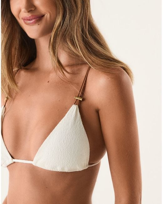 ViX White Firenze Pixie Parallel Tri Top