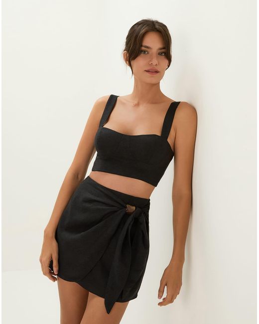 ViX Black Valleta Cropped Top