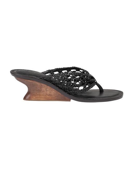 ViX Black Braided Dahila Mule