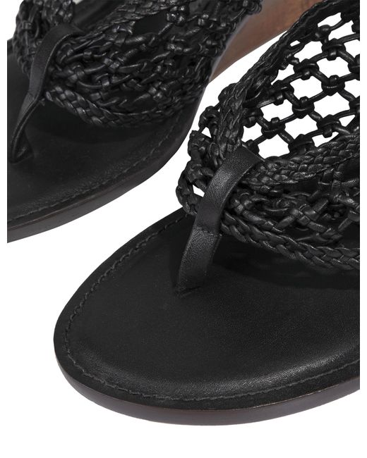 ViX Black Braided Dahila Mule