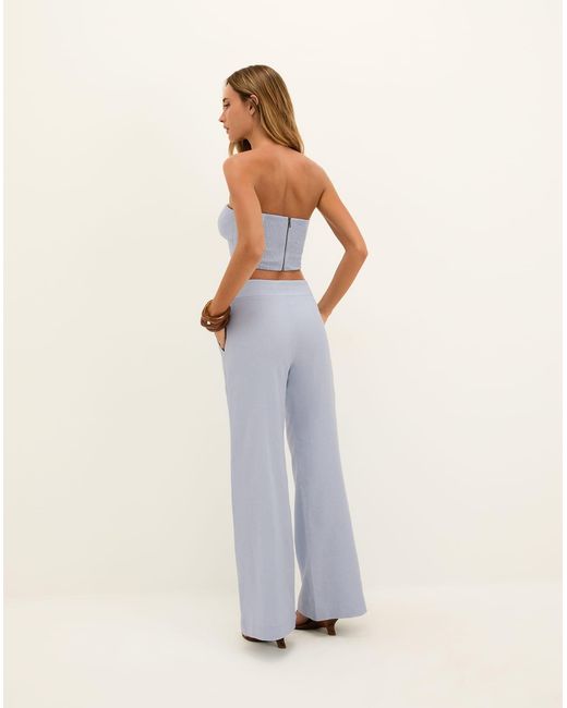 ViX Blue Sylvi Cropped Top (exchange Only)