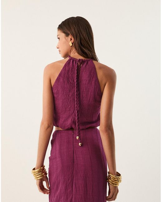 ViX Purple Thalia Blouse