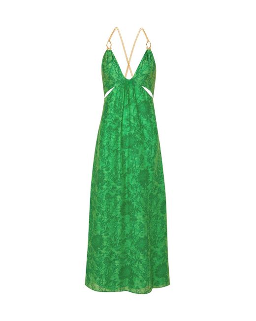 ViX Green Angie Long Dress (exchange Only)