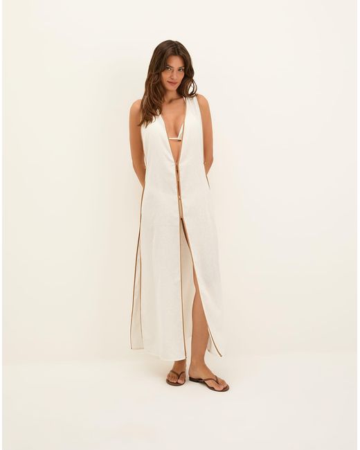ViX Natural Iva Long Cover Up