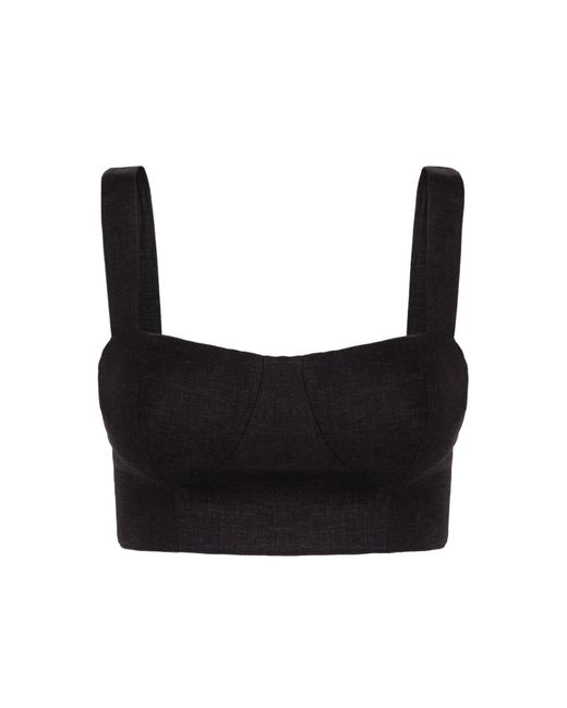 ViX Black Valleta Cropped Top
