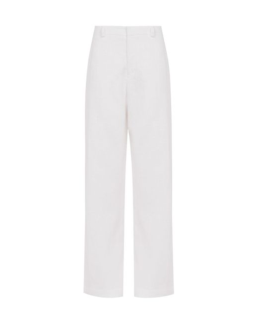 ViX White Giulia Tailored Pants