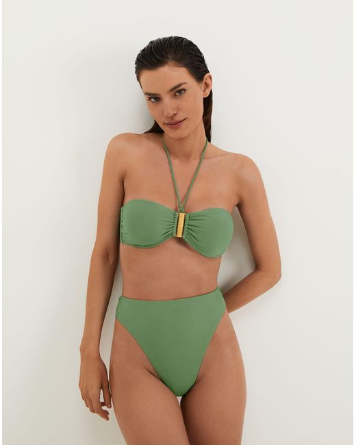 ViX Green Matte Gigi Hot Pant Bottom