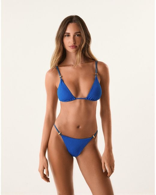 ViX Blue Firenze Pixie Parallel Tri Top