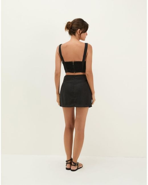 ViX Black Valleta Cropped Top