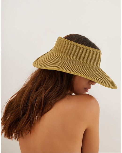ViX Green Straw Visor