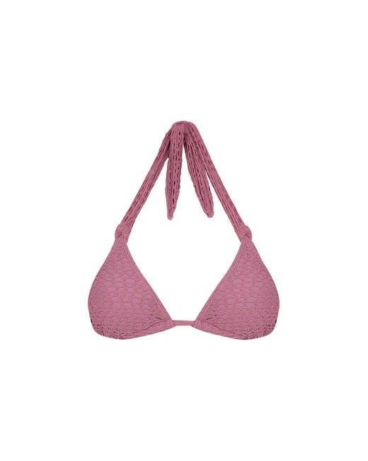 ViX Pink Mesh Lee Tri Top
