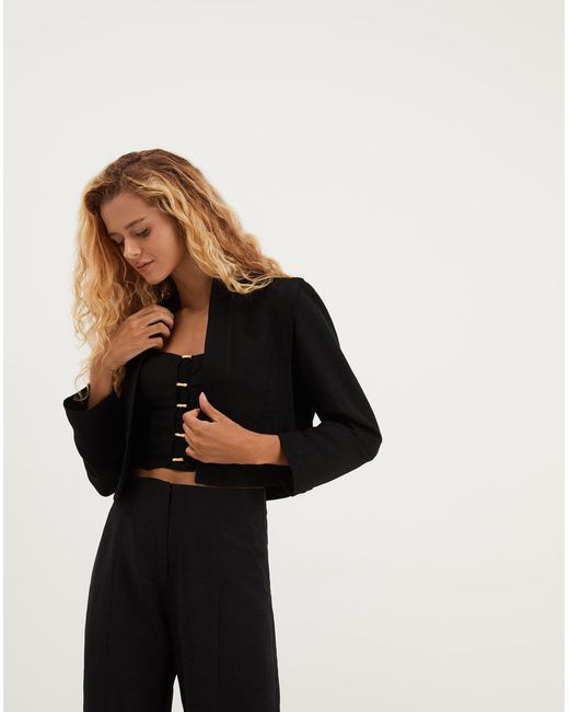 ViX Black Malu Short Jacket