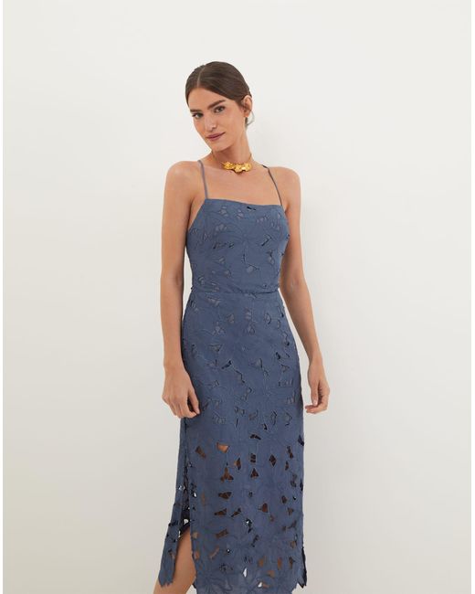 velvet wrap long sleeve midi dress Karen Velvet Wrap Midi Dress in Navy – Louche