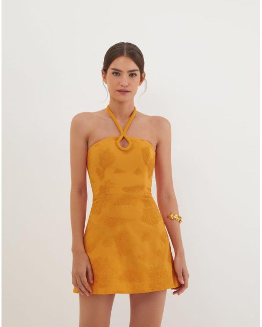 ViX Orange Jordana Short Dress