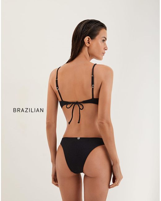 ViX Black Silver Firenze Basic Bottom