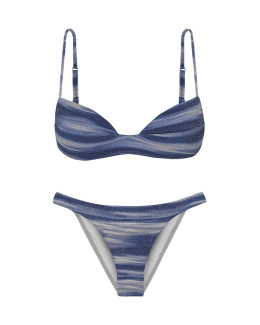 ViX Blue Lurex Basic Bottom