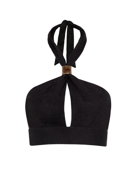 ViX Black Luna Halter Top