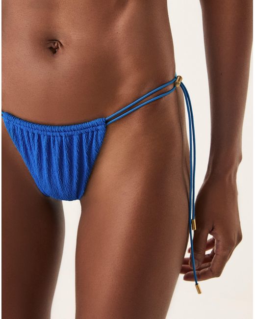 ViX Blue Firenze Pixie Tanga Bottom