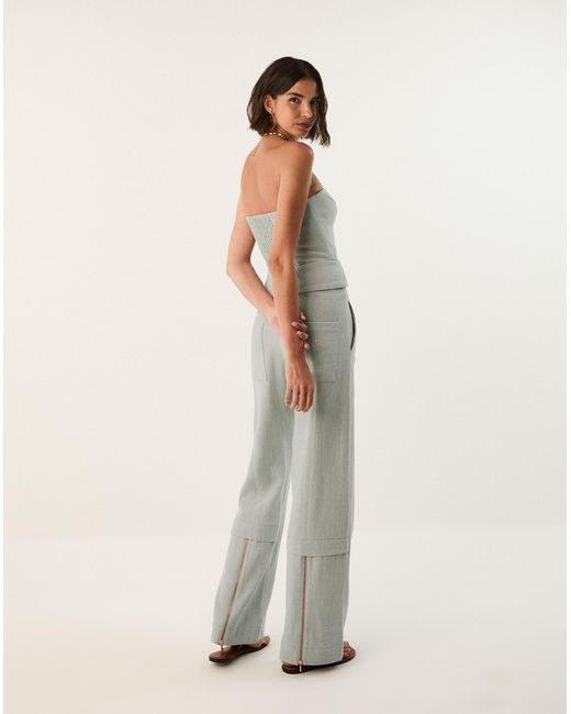 ViX Gray Bruna Strapless Top