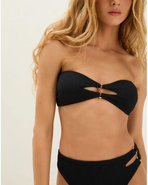 ViX Black Firenze Solaro Bandeau Top
