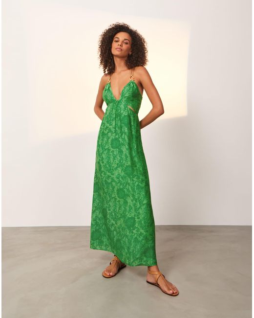 ViX Green Angie Long Dress (exchange Only)
