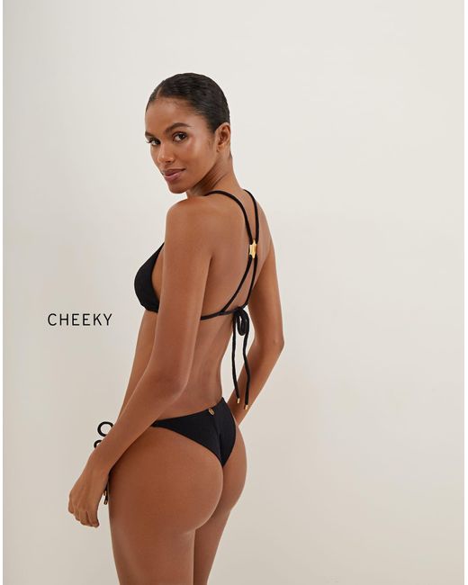 ViX Black Firenze Cleo T Back Tri Top