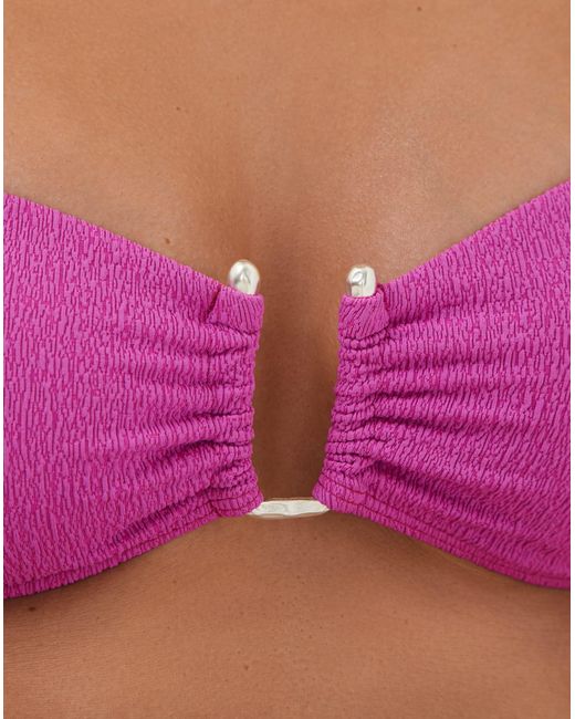 ViX Pink Firenze Jill Square Bandeau Top