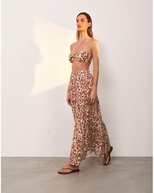ViX Natural Helen Long Skirt (exchange Only)