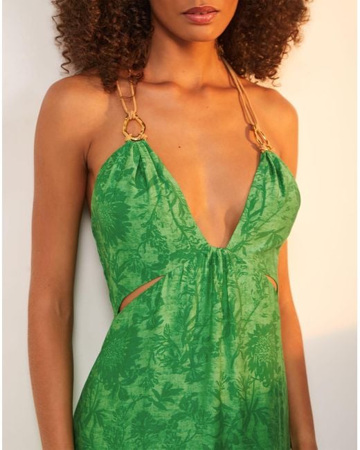 ViX Green Angie Long Dress (exchange Only)