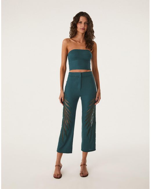 ViX Blue Danna Strapless Top