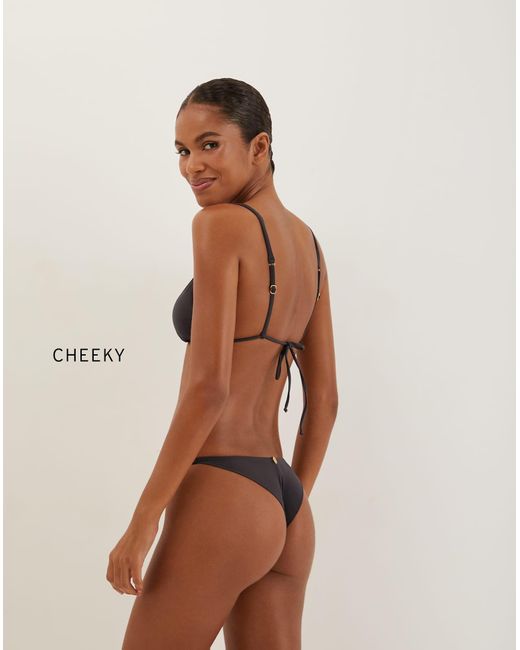 ViX Black Beads Parallel Tri Top