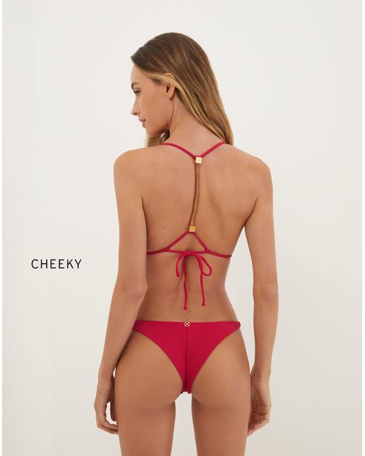 ViX Red Firenze Aika T Back Tri Top