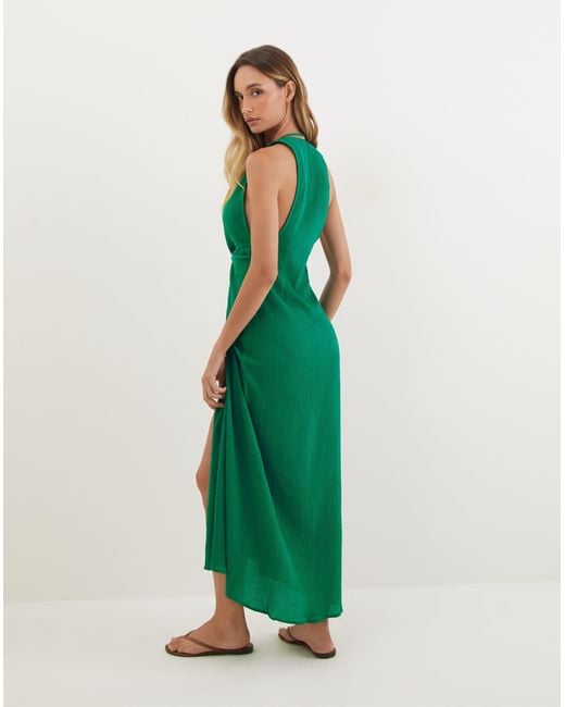 ViX Green Mita Long Cover Up