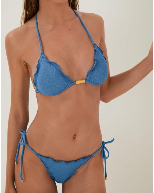 ViX Blue Firenze Ripple Tie Side Bottom
