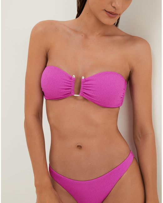 ViX Pink Firenze Jill Square Bandeau Top
