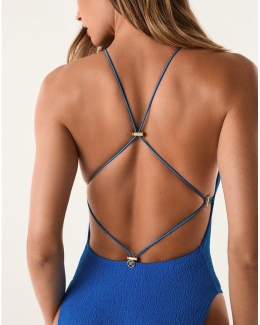 ViX Blue Firenze Pixie One Piece