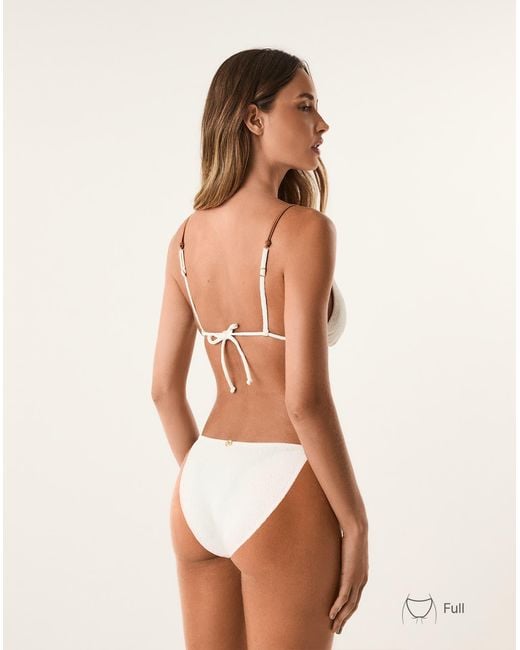 ViX White Firenze Pixie Parallel Tri Top